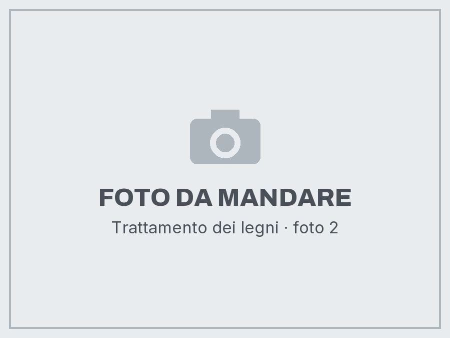 Trattamento dei legni: foto da mandare